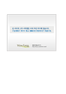 사업계획서 (자금신청, 보증신청, 대출신청) 사업계획서 (자금신청, 보증신청, 대출신청)